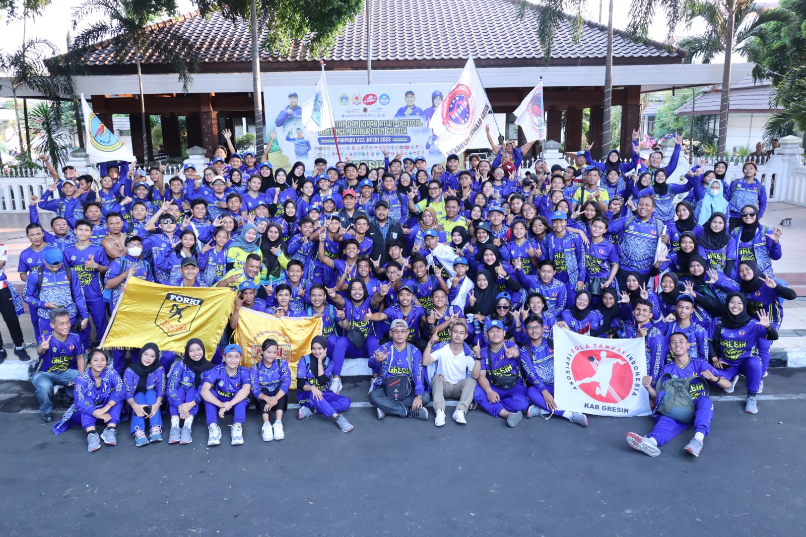 Bupati Fandi Akhmad Yani Apresiasi Atlet KONI Gresik Yang Berlaga di Porprov Jatim